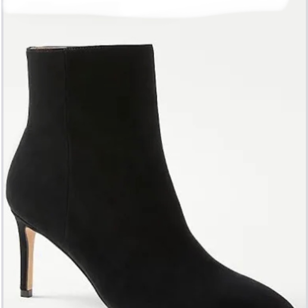 Straight Stiletto Heel Suede Booties Ann Taylor US size 9